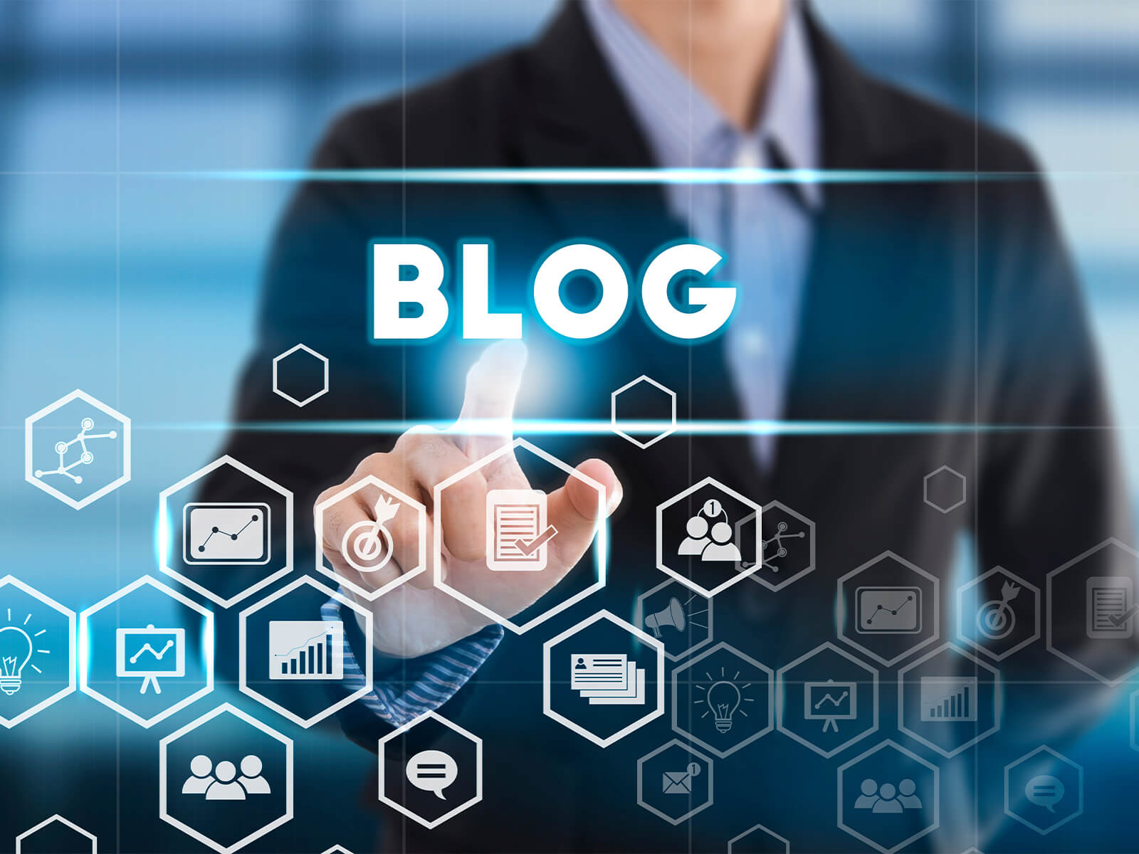 Image designed to represent a blog