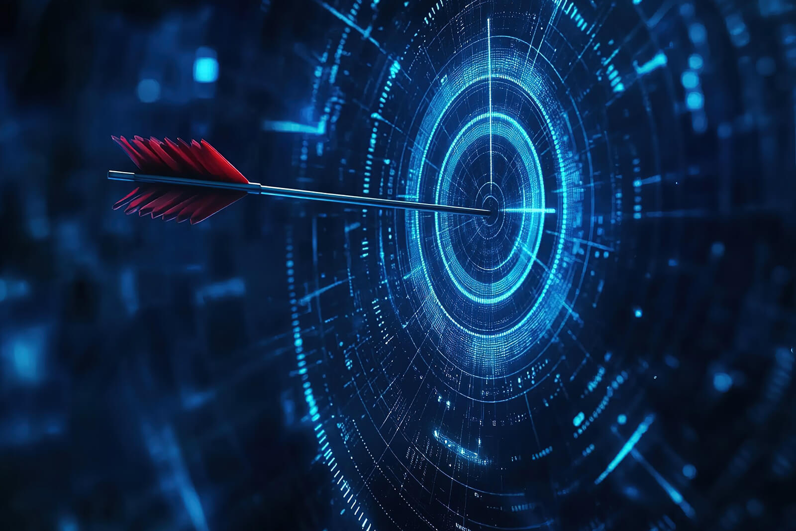 futuristic dartboard