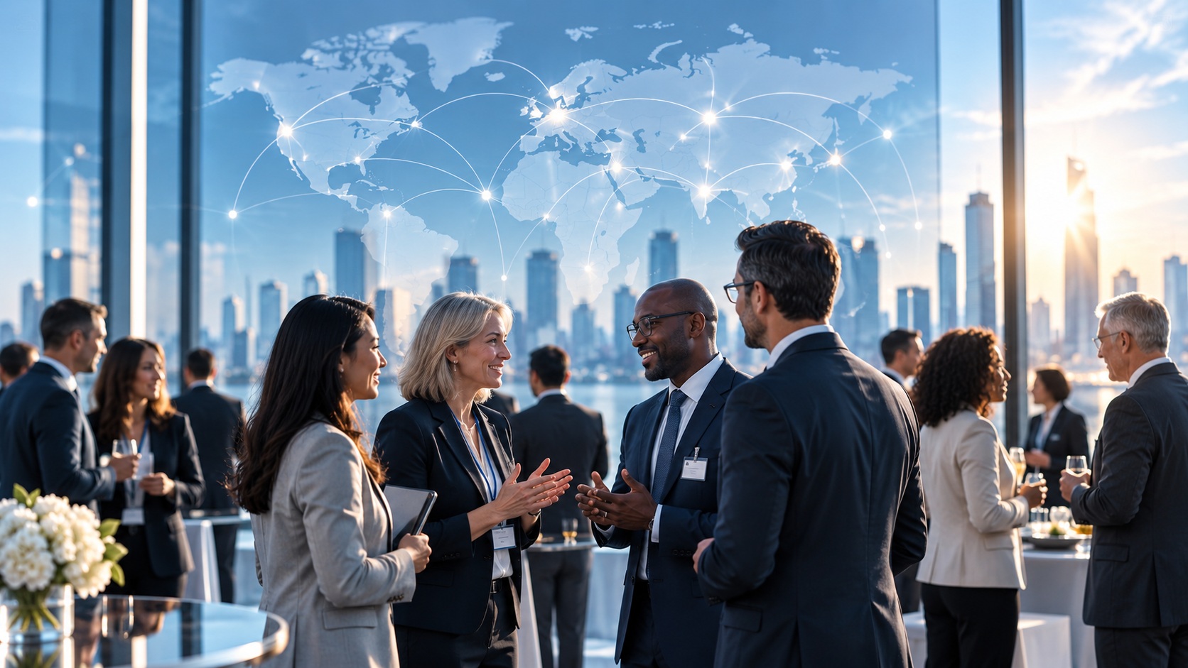 business people meeting together